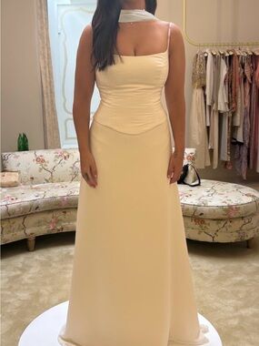 Gorgeous Happy Isles silk and chiffon wedding gown vintage 90s from Italy
